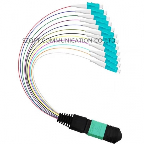 MPO MTP to LC harness cable