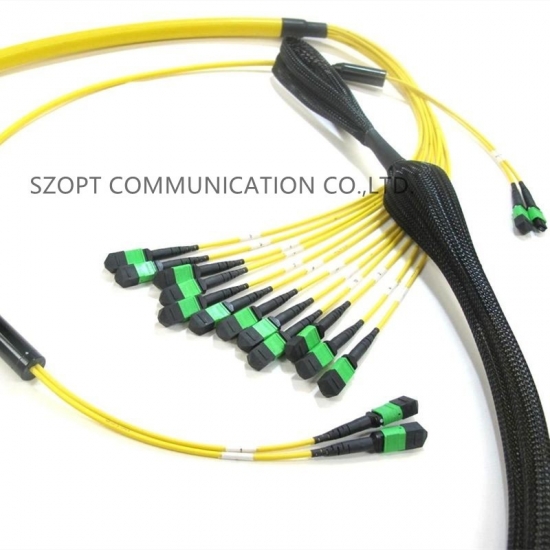 mpo mtp trunk cable with pulling eye